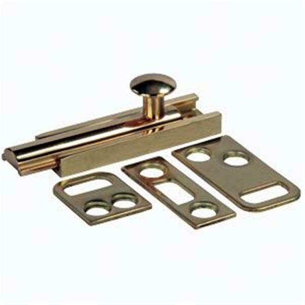 Jr Products 3 In. Surface Bolt Brass J45-20635